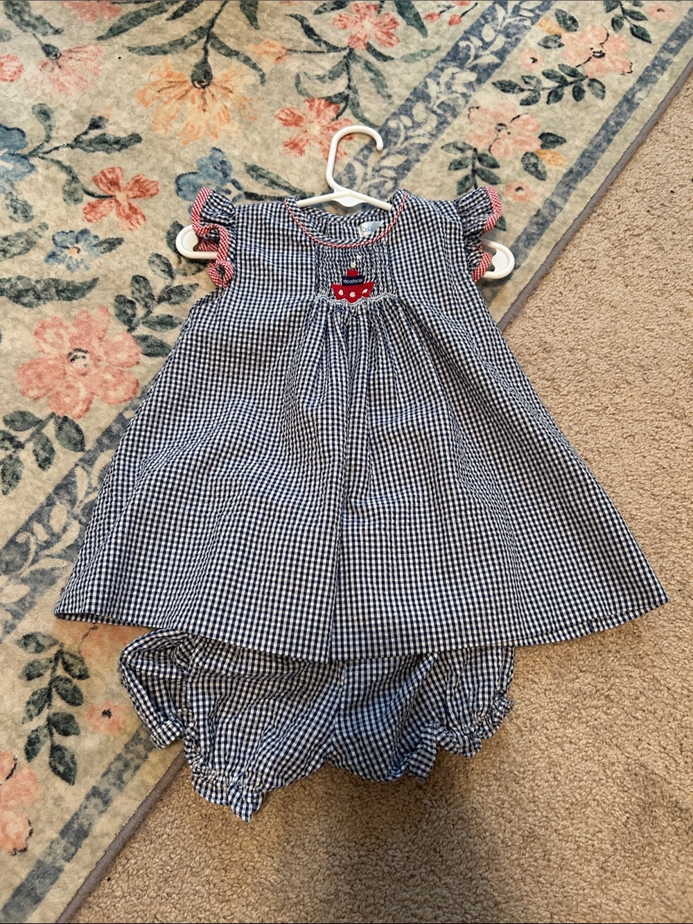 Petit Pomme Smock Ship Dress